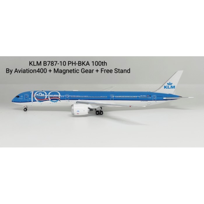Miniatur Pesawat Terbang KLM B787-10 PH-BKA 100th  Aviation400 Diecast Aircraft
