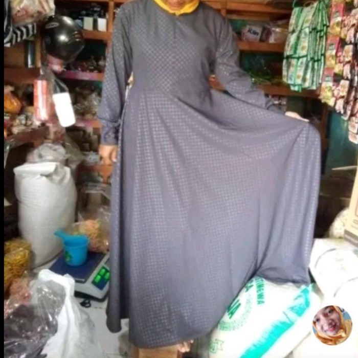 GAMIS TARTAN ABU TUA ORIGINAL HERMOSA - XXL