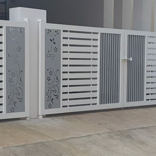 pagar rumah minimalis besi galvanis plat