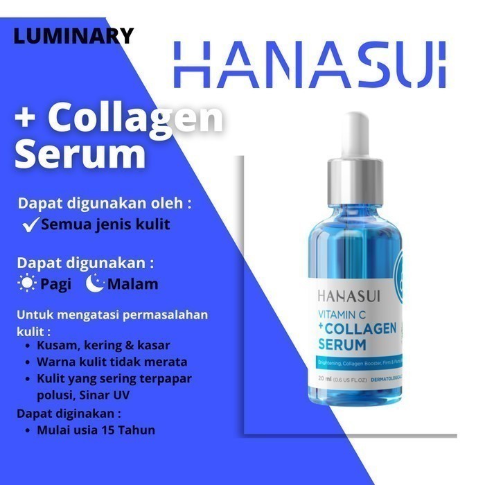 Serum Vit C+Collagen Vitamin C Serum Muka Wajah Wanita Pencerah Putih Termurah Import Bagus New