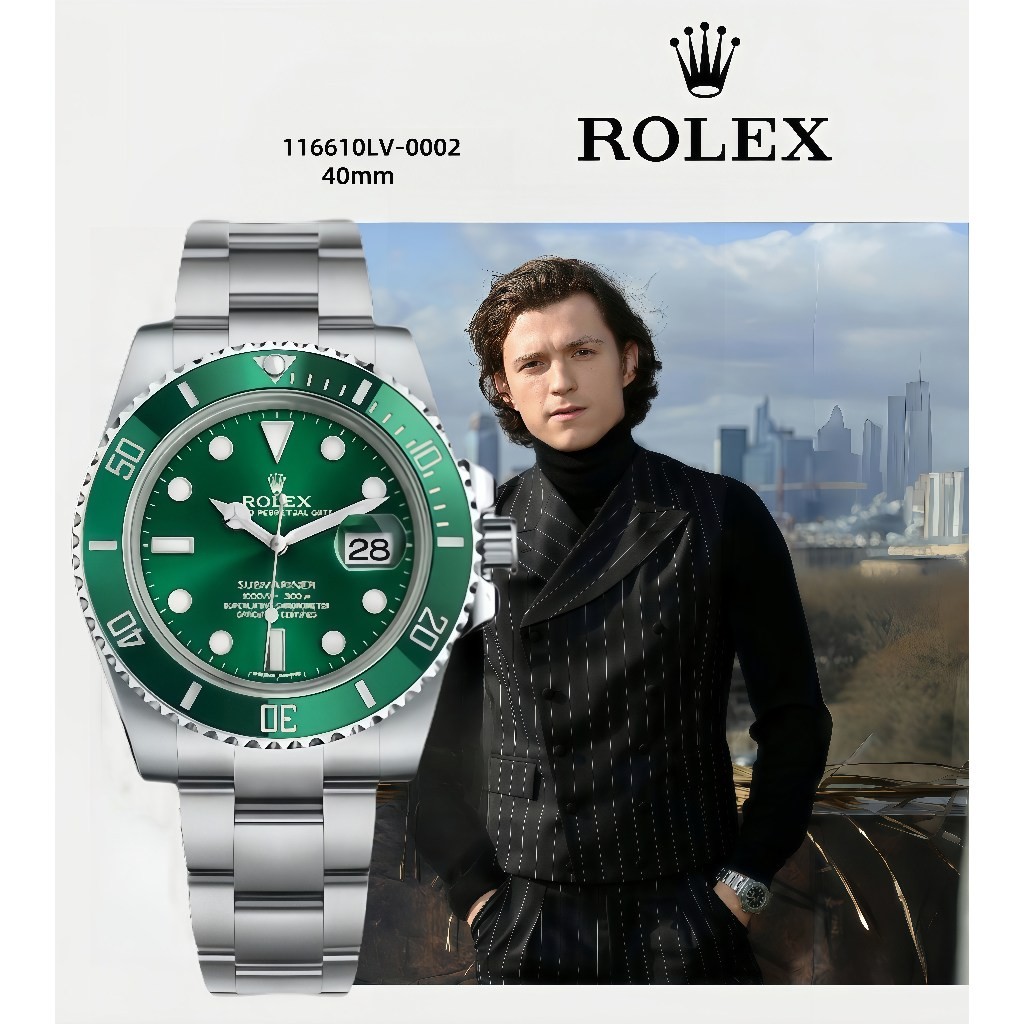 Rolex【100% ASLI】Rolex 116610lv-0002 Automatic Mechanical Movement 300 Meter Waterproof Men's Watch S