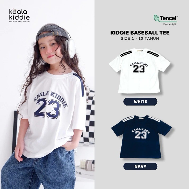 Koalakiddie - Kiddie Baseball Tee / Kaos Oversize Anak / Kaos Anak Korea Unisex