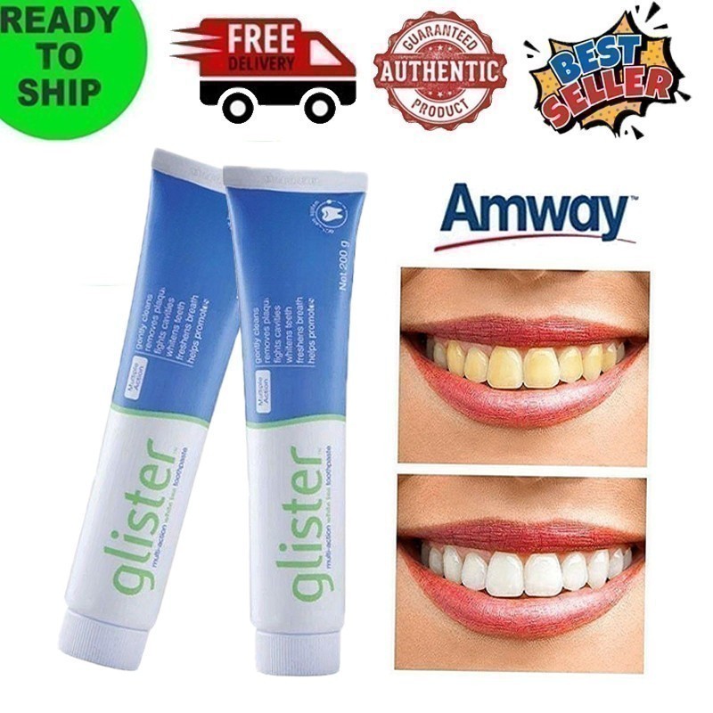 EXP:2028 ORI-Amway Glister Multi-Action Fluoride Toothpaste 200G/Amway Glister Toothpaste - Glister 