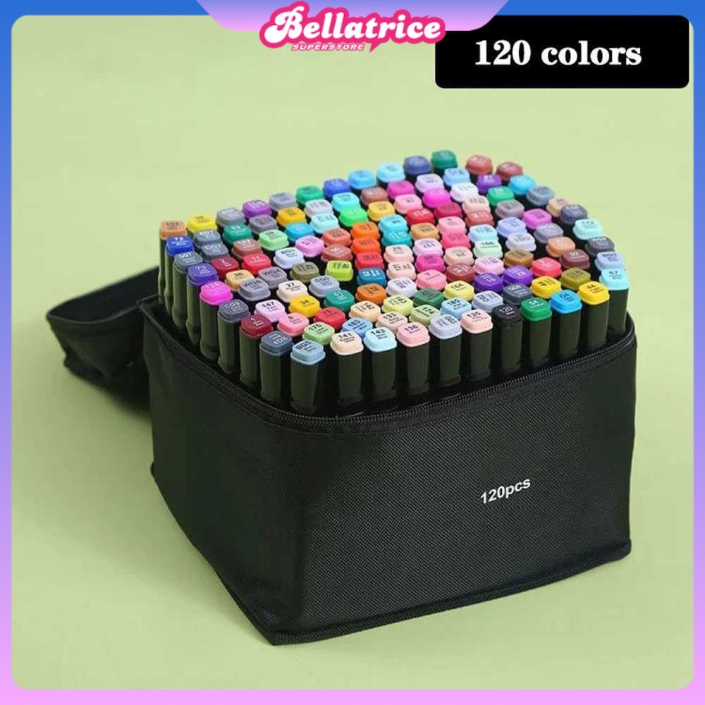 

Toddi Spidol Dual Side Fine Art Brush Art Marker Set 120 Warna - CY-006