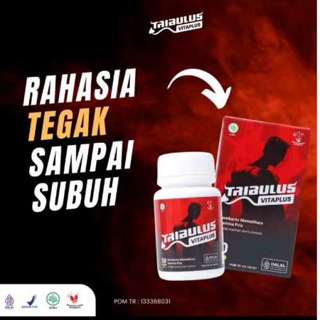 Tribulus Vitaplus Kapsul Herbal Thn Lama Pria Original
