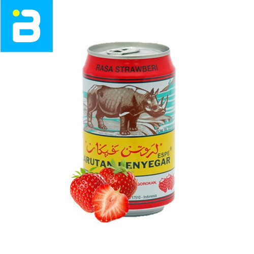 

Larutan Penyegar Cap Badak Strawberry 320ML