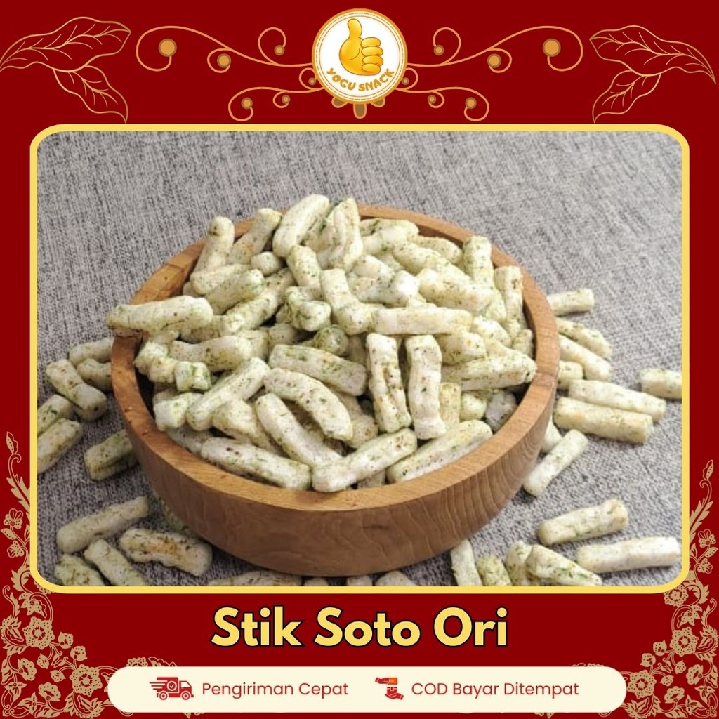 

Kerupuk Stick Soto Ori 500gr - Cemilan Lezat dan Murah | Rp 10K Saja! | Gratis Dus & Bubble Wrap