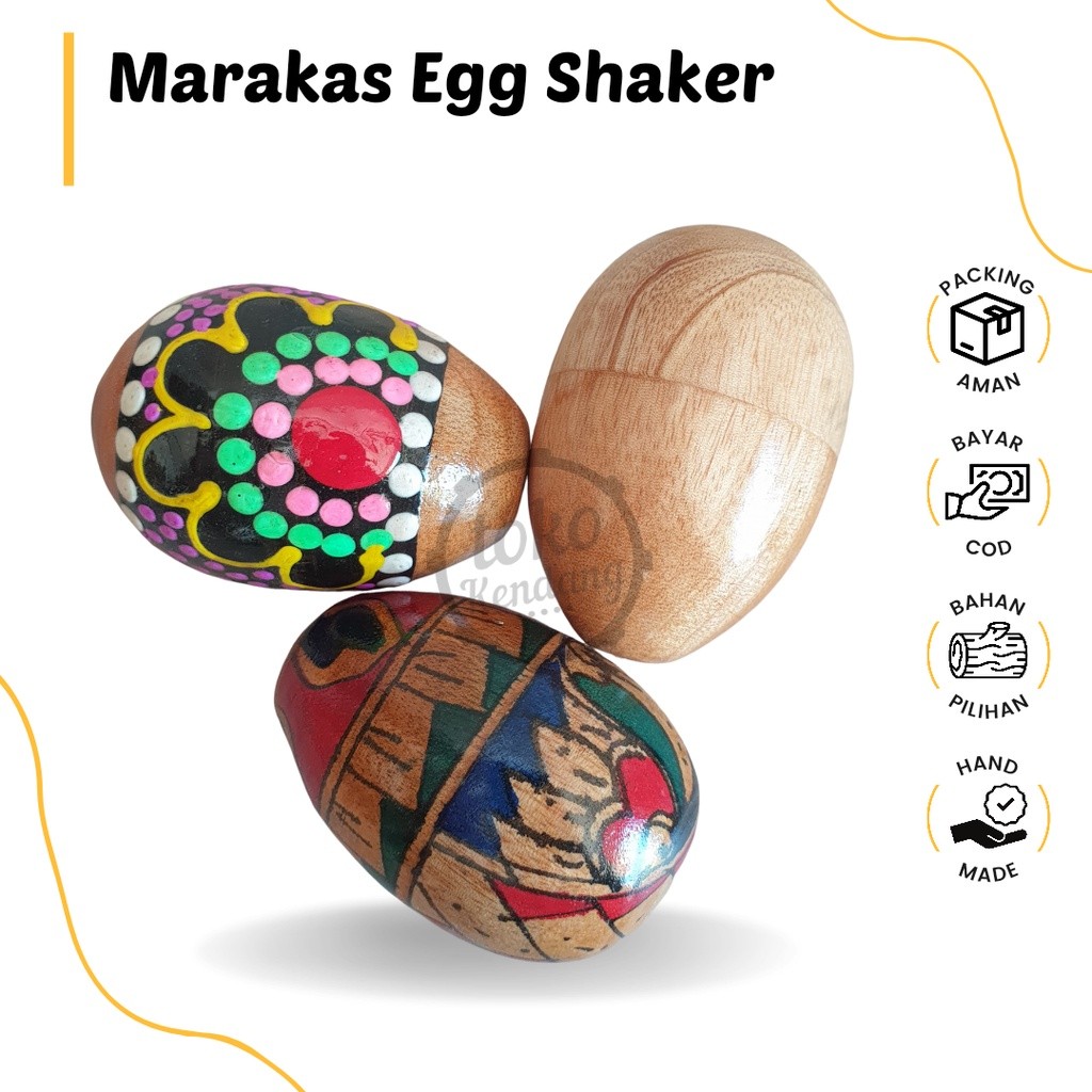 LETERSHOP Marakas Egg Shaker Telur Icik Icik Alat Musik Kocok