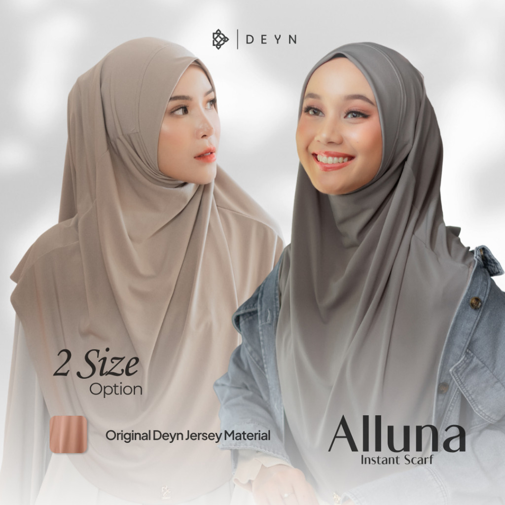 Deyn scarf - Aluna Instant Scarf - Hijab Instan Jersey