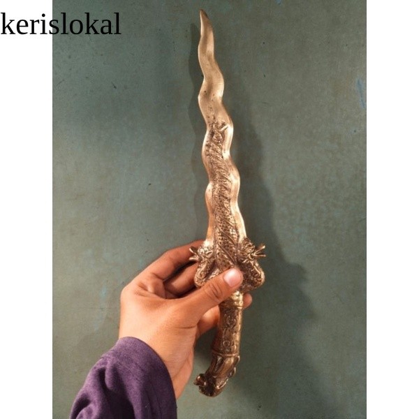 Keris Naga Temanten Kuningan KL8