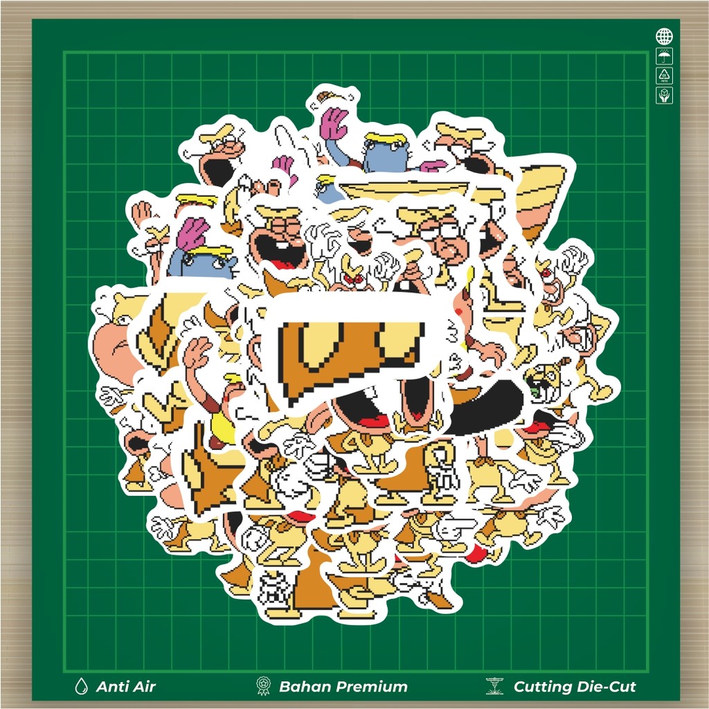 

HOT 50 PCS STIKER Stiker Pizza Tower V8 Stiker Fashion Cars Decal Dingin Kartu Album Custom Vinyl Anti Air- Sticker Aesthetic Buku Journal Koper Casing HP Tablet Laptop Helm Motor Botol Minum