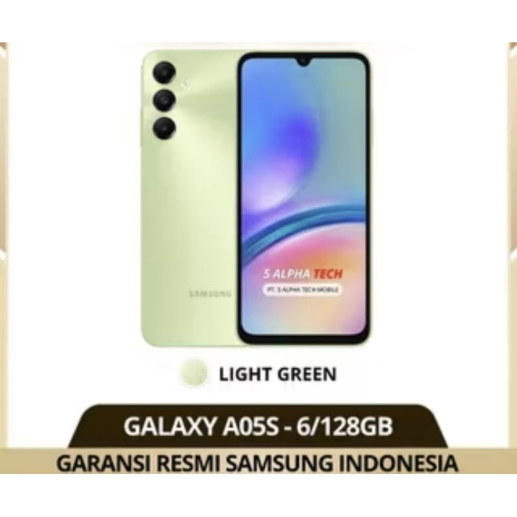 hp second samsung a05s versi ram 6 128gb original lengkap siap pakai