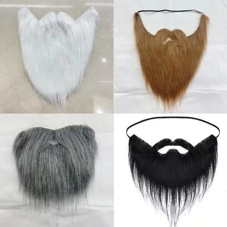 Hairclip jenggot palsu /Jenggot imitasi palsu /KUMIS PALSU JENGGOT /Jenggot Palsu Brewok Brengos Cos