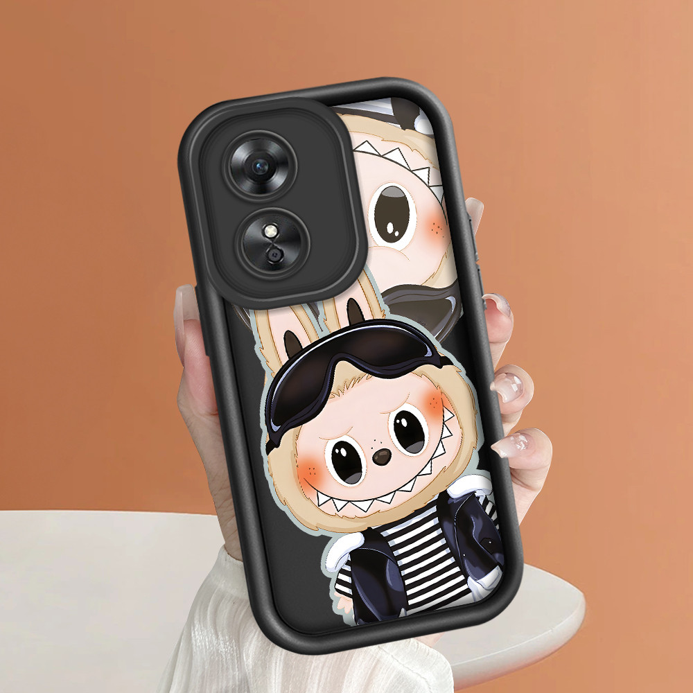 OPPO A17 A17K Case Softcase Case lucu Cassing Casing Hp Kesing Soft Kartun Cute Labubu 3286