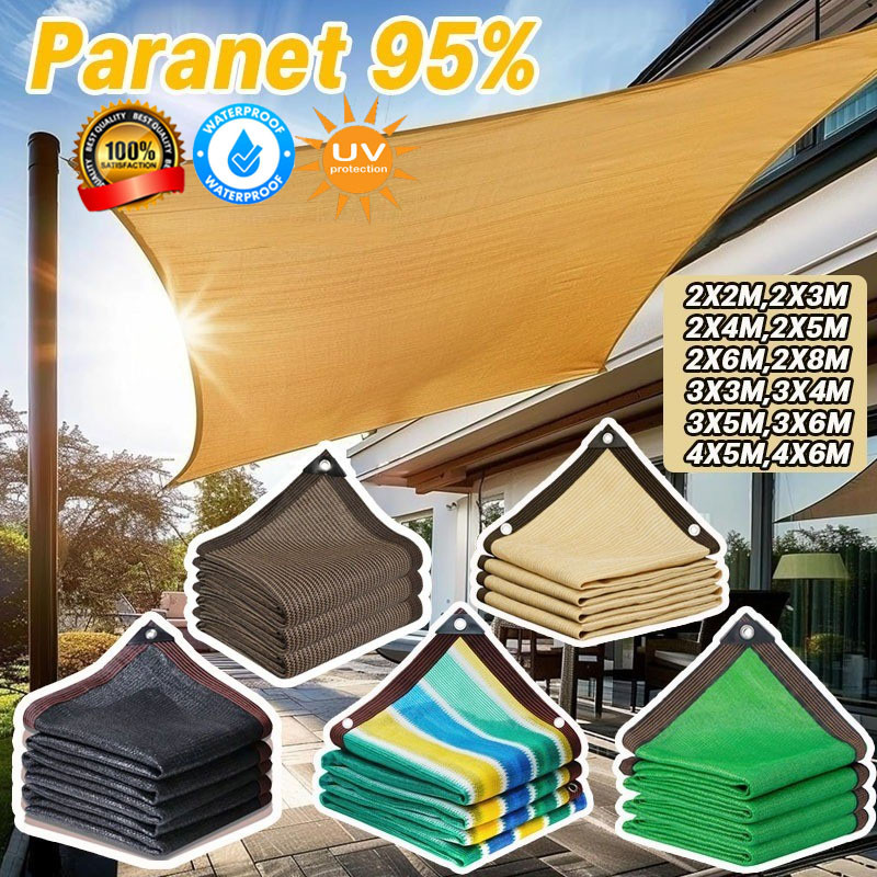 [READY STOCK ] 5 Warna Jaring Paranet 95% Anti-UV Jaring/Outdoor Garden/jaring Paranet Anti UV Dan