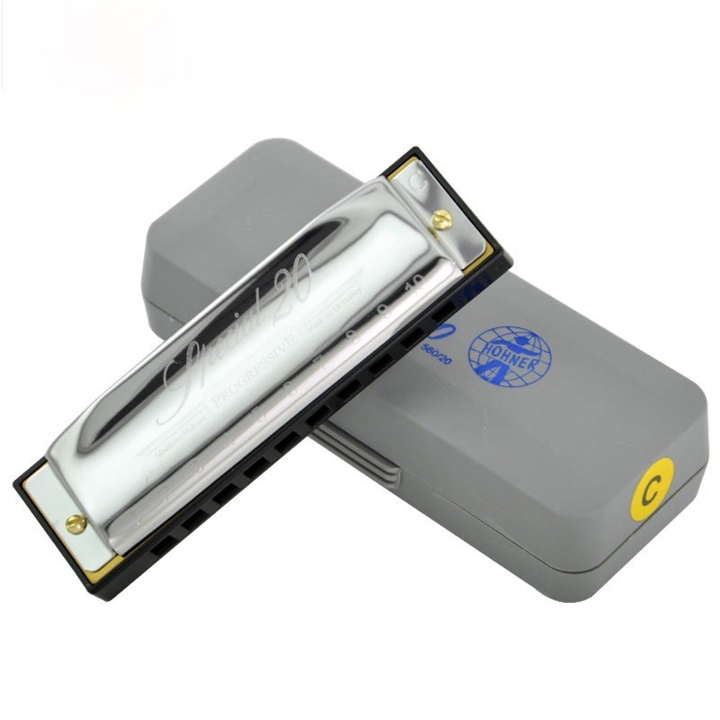 Hohner Special 20 10 Hole Diatonic Harmonica Gaita Standard 10 Hole Diatonic Harmonica Blues Harp, M