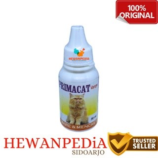PRIMACAT 30 ml - Obat Mencret Diare Kucing Kitten Ampuh PRIMA CAT Hewanpedia Obat Hewan Kucing Anjin