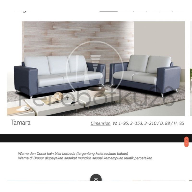 [ PERABOTKU28 ] Sofa Modis set 3+2+1DUDUKAN bisa partial hanya 3/2/1 dudukan sofa type Tamara dari S