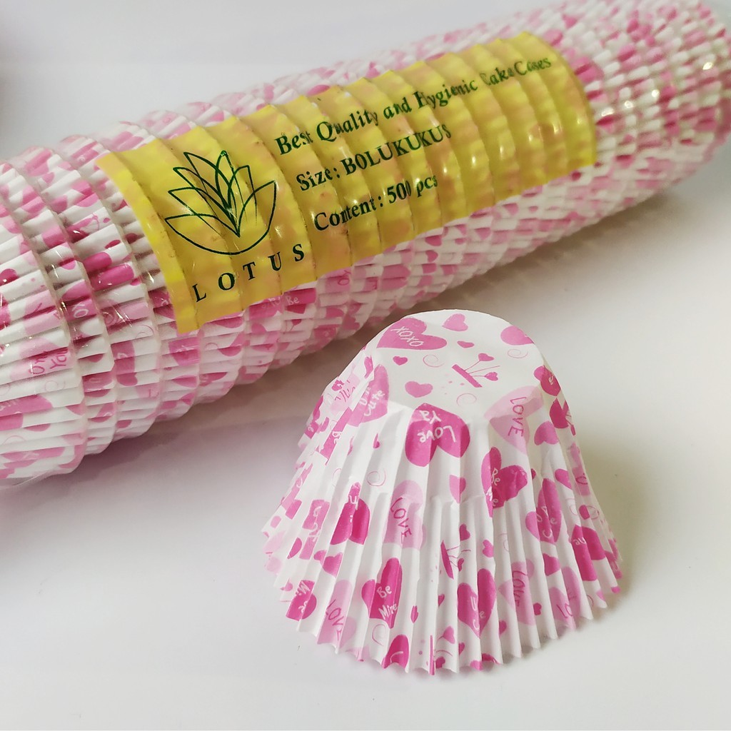 

Paper Cup Case Lotus / Kertas Bolu Kukus Besar Flora isi 500pcs