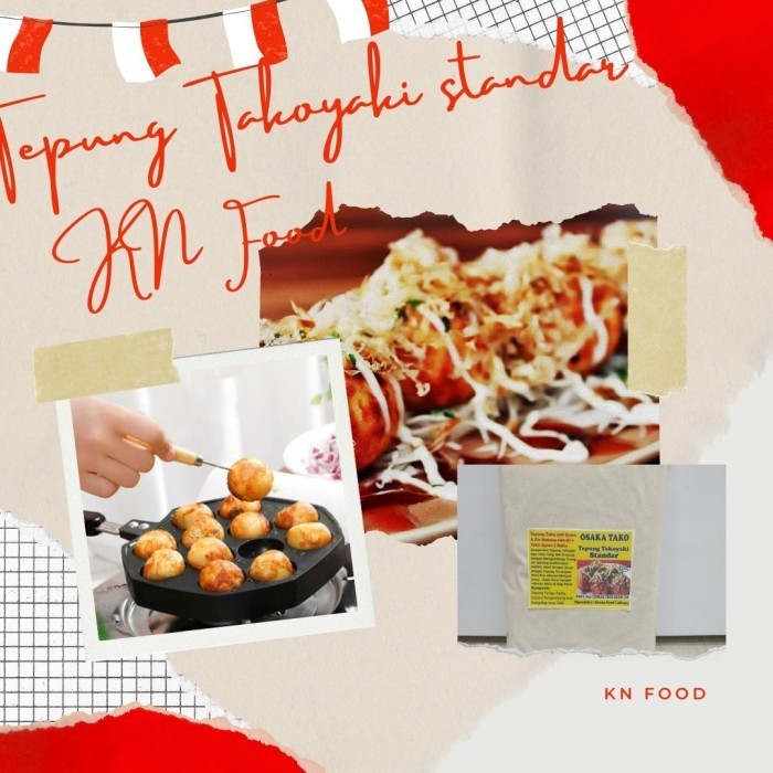 

✨NEW✨ -TEPUNG STANDAR - TEPUNG PREMIK TAKOYAKI 1KG