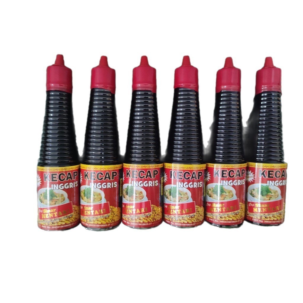 Cap Sinar Mentari Paket 6 Botol Kecap Inggris 150 ml