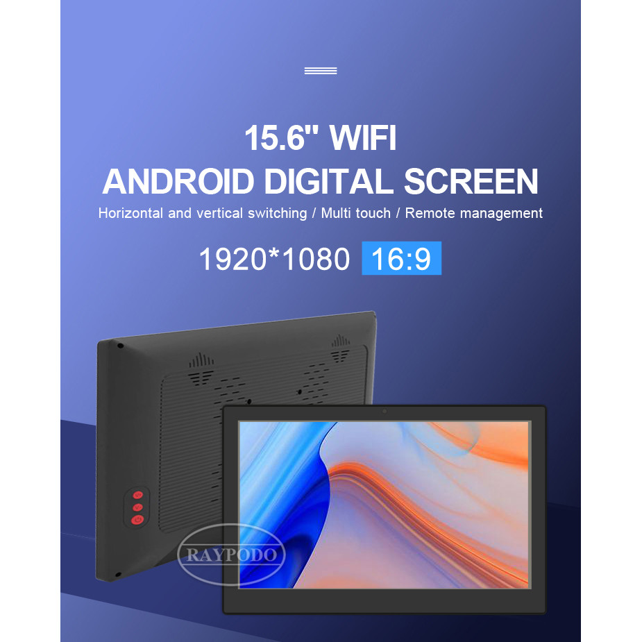 Raypodo 15.6 inch Android 11 Mount Tablet with RK3568