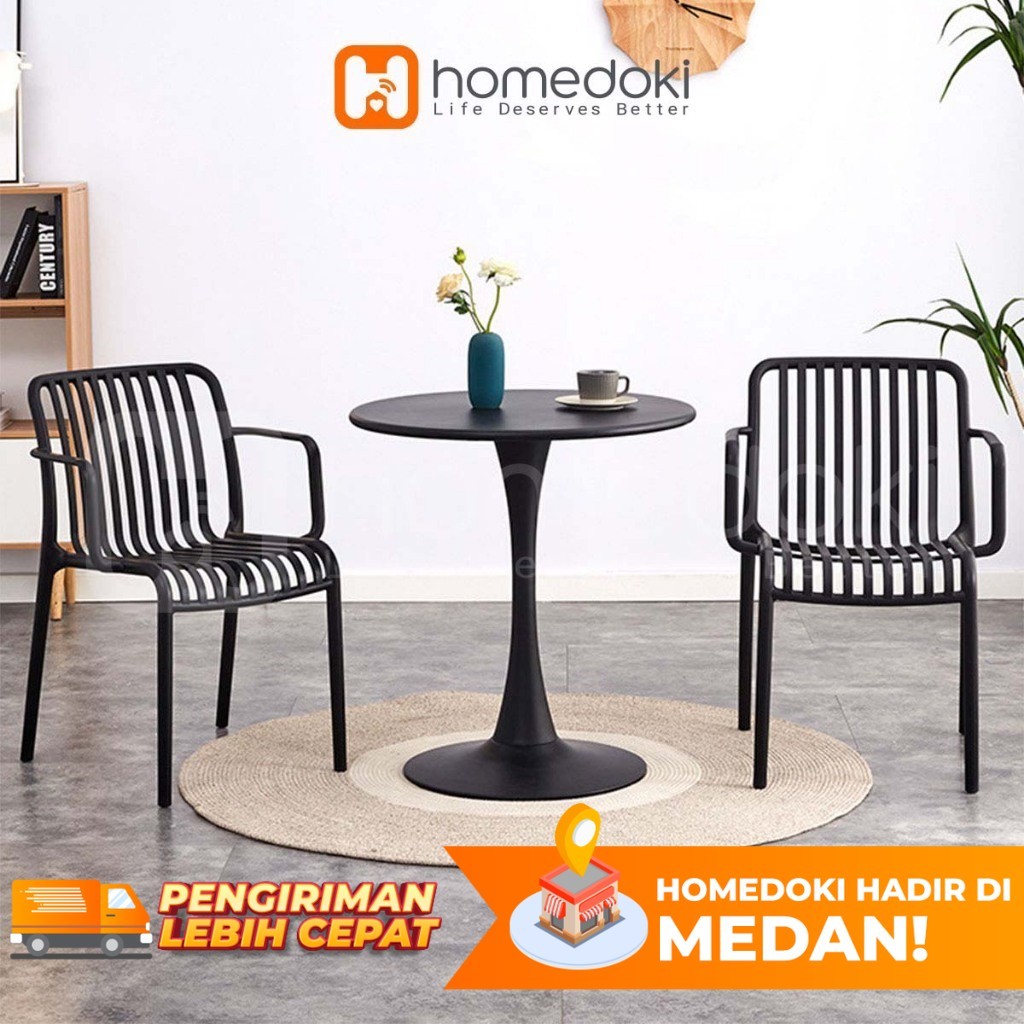 Homedoki Kursi Makan Minimalis/ Kursi Belajar/ Kursi Cafe / Kursi Kantor/Kursi Kerja/Kursi Bar