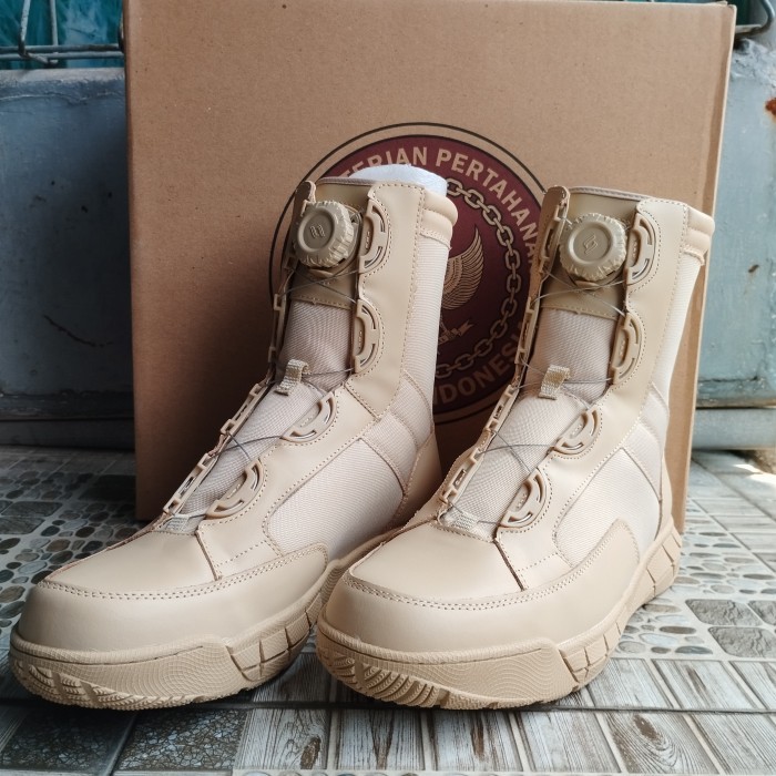 Sepatu PDL Tactical Tali Putar PNS ASN Kemhan Satpol PP Original Jatah - 42