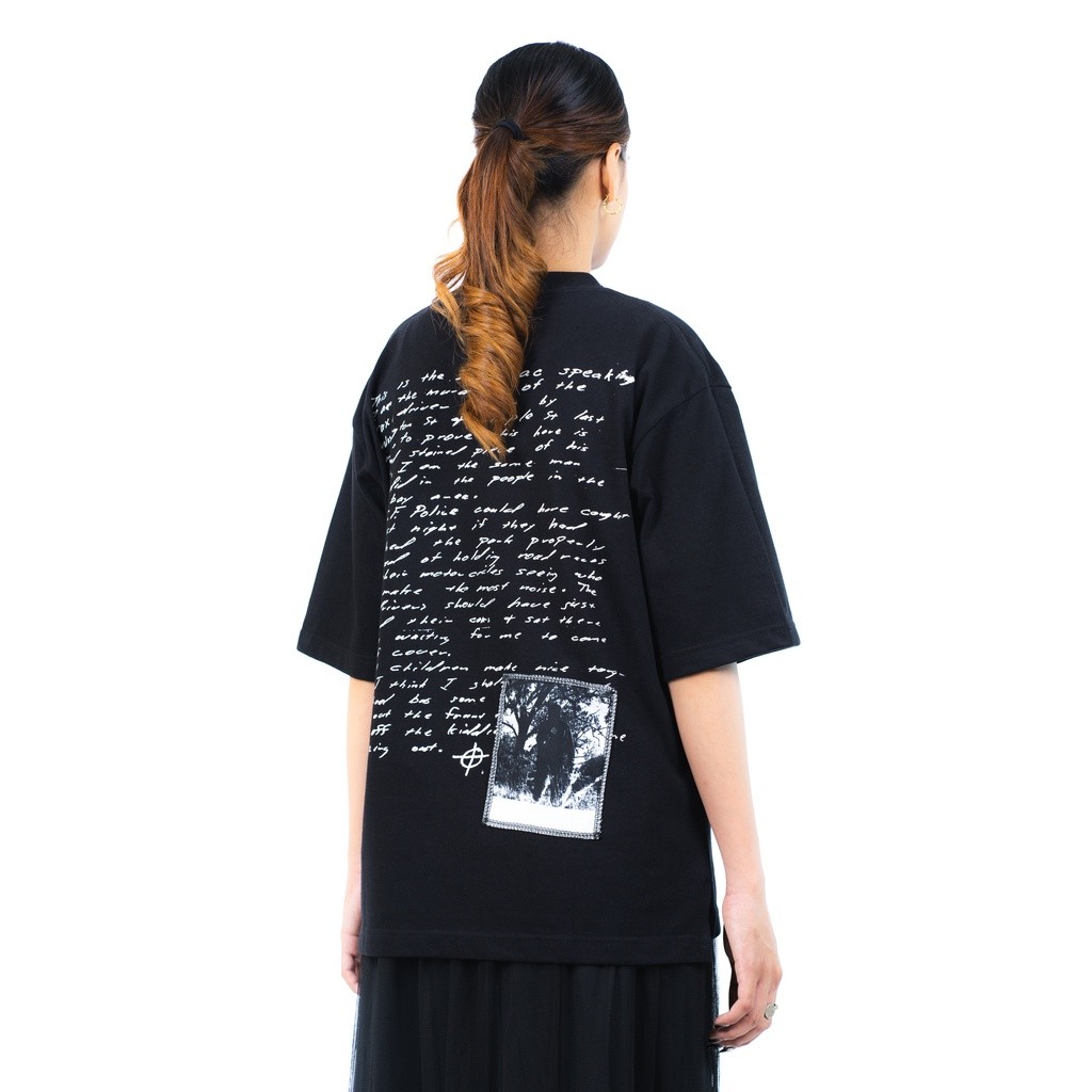 【ori】 Abigail Clothing - '' LEIGH BLACK '' - Oversized Shortsleeve T-Shirt