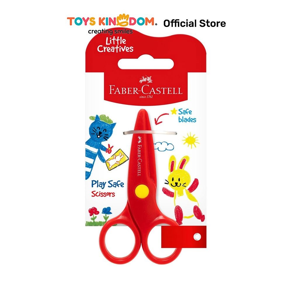 

Toys Kingdom Faber Castell Gunting Anak Play Safe 37010224 Kid Scissors Alat Pemotong Kertas Lucu Serbaguna Peralatan Atk Kids Friendly Crafting Tools Perlengkapan Kerajinan Tangan