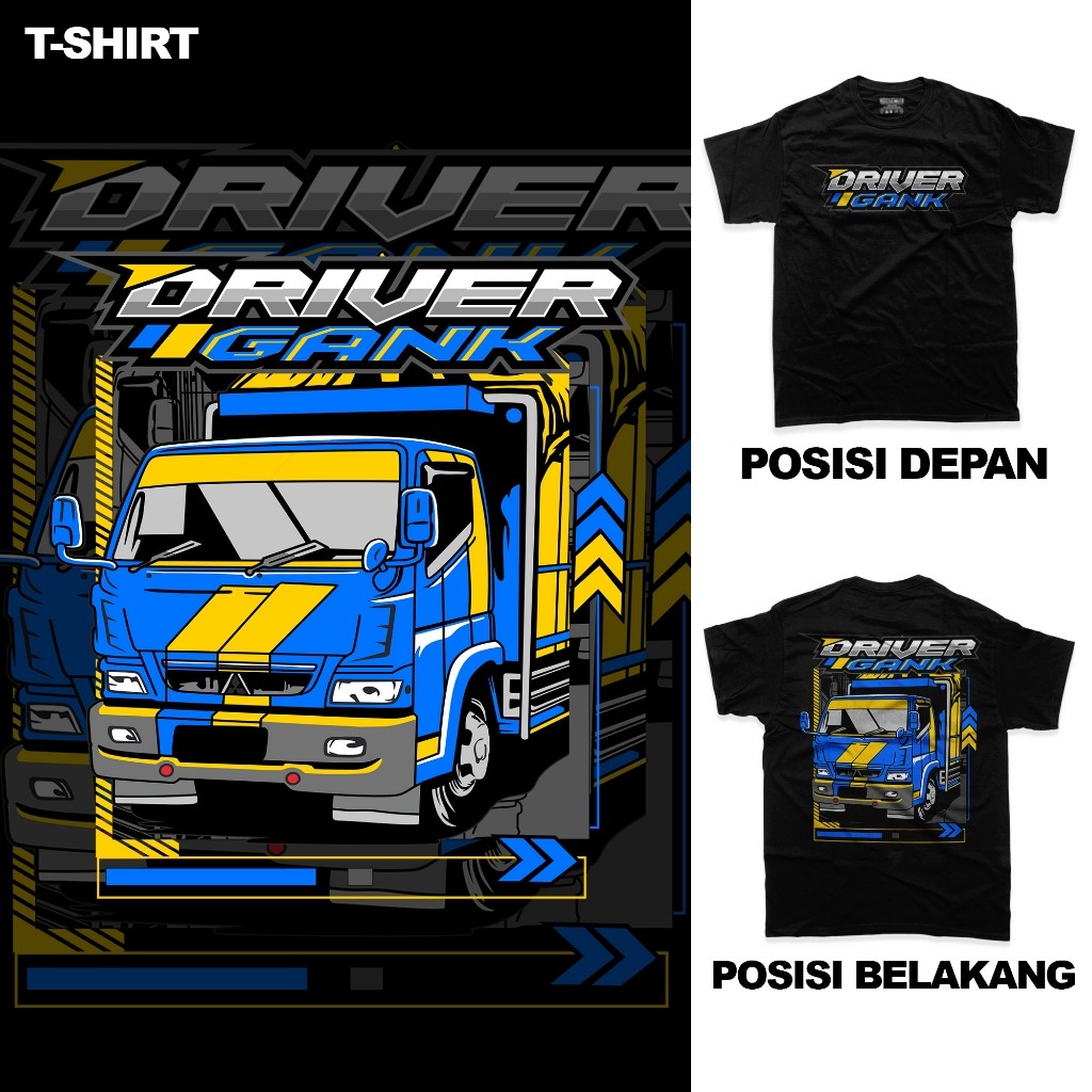 KAOS DRIVER GANK - KAOS DRIVER PEJUANG NAFKAH - KAOS DRIVER MANIA INDONESIA - KAOS DRIVER ELIT PULAN