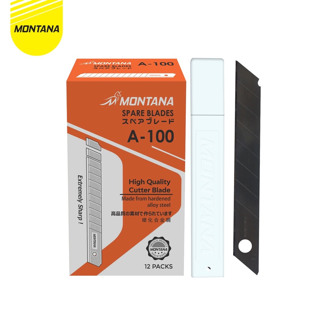 

Isi Cutter / Refill Cutter MONTANA A 100 L 150 (1 TUBE 5 PCS)