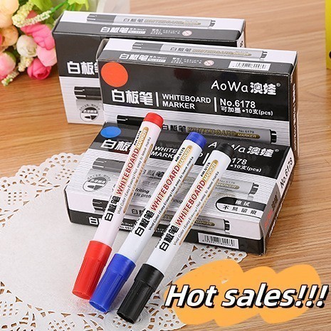 

Spidol Magnet Whiteboard Marker Papan Tulis White Board Dengan Penghapus Hitam Biru Merah