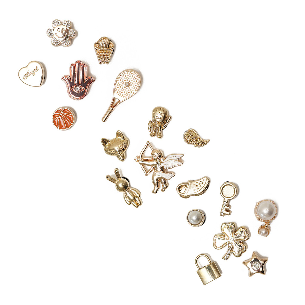 Crocs Golden Metal Jibbitz Charm