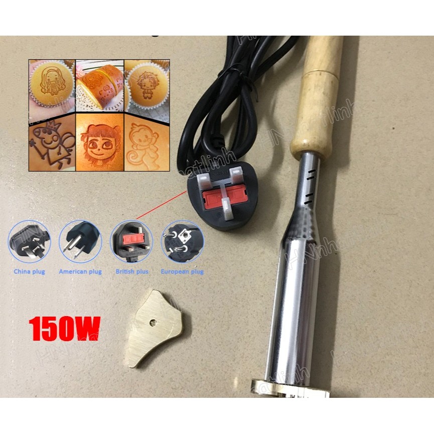 

Customized Logo copper Brass Stamp wood leather paper cliche bread skin die iron Heating emboss Mould Carving Brand Printing