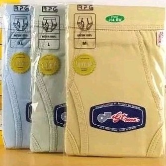 paket hemat 3 pcs.. CELANA DALAM PRIA GTMAN SATUAN WARNA 704BW/CD GTMAN TERLARIS