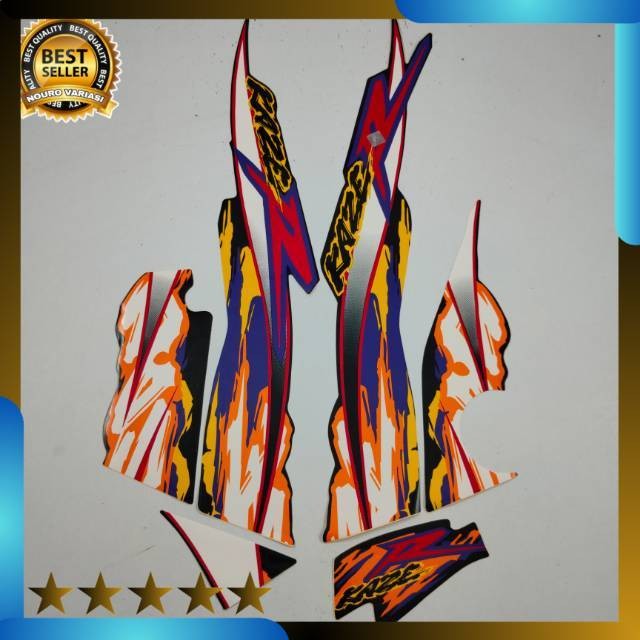 Striping Kawasaki Kaze r 2003  berkualitas terbaik Lightnaziashop