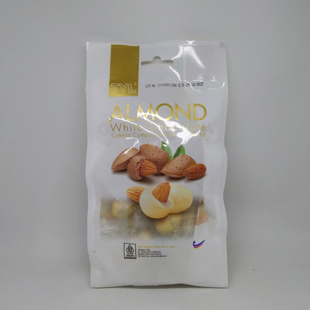 

TYL ALMOND WHITE CHOCOLATE 100G