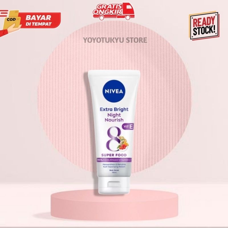 PROMO Nivea Body Serum Night Nourish  / Nivea Body Lotion