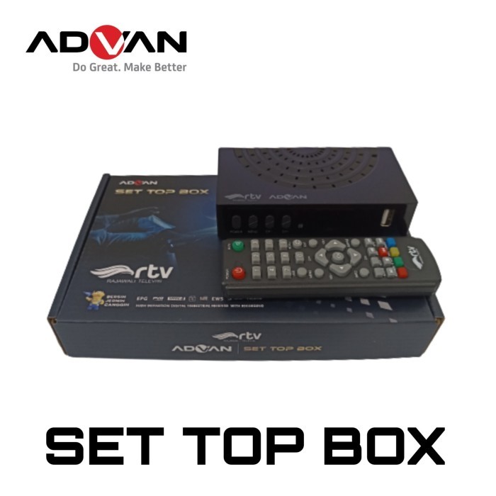 ADVAN DIGITV EVERCOSS DV3T2 Set Top Box TV Digital TV Converter STB - Advan, Only