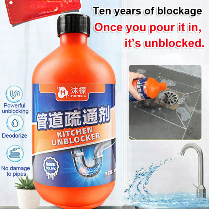 Foaming Lemon Drain Clog Remover Agent