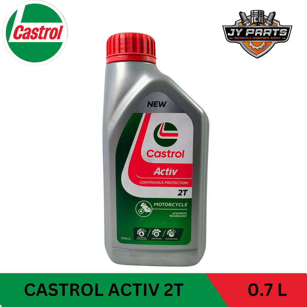 oli samping motor castrol 2T 0.7 L ASLI