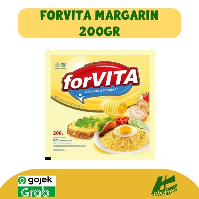 

Forvita Margarin 200gr Sachet