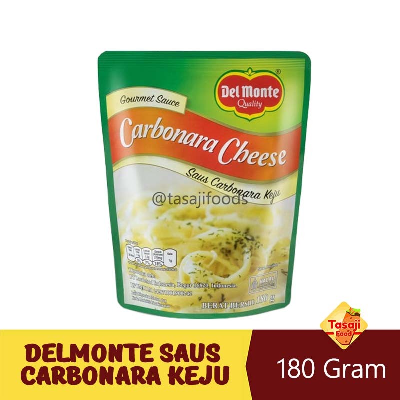 

Delmonte Saus Carbonara Cheese 180gr Gourmet Sauce