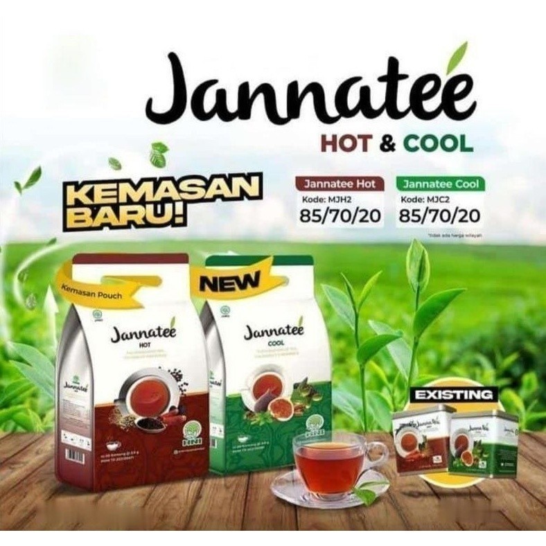 

JANNATEE HOT - JANNATEE COOL - HNI HPAI - Sensasi Teh Herbal