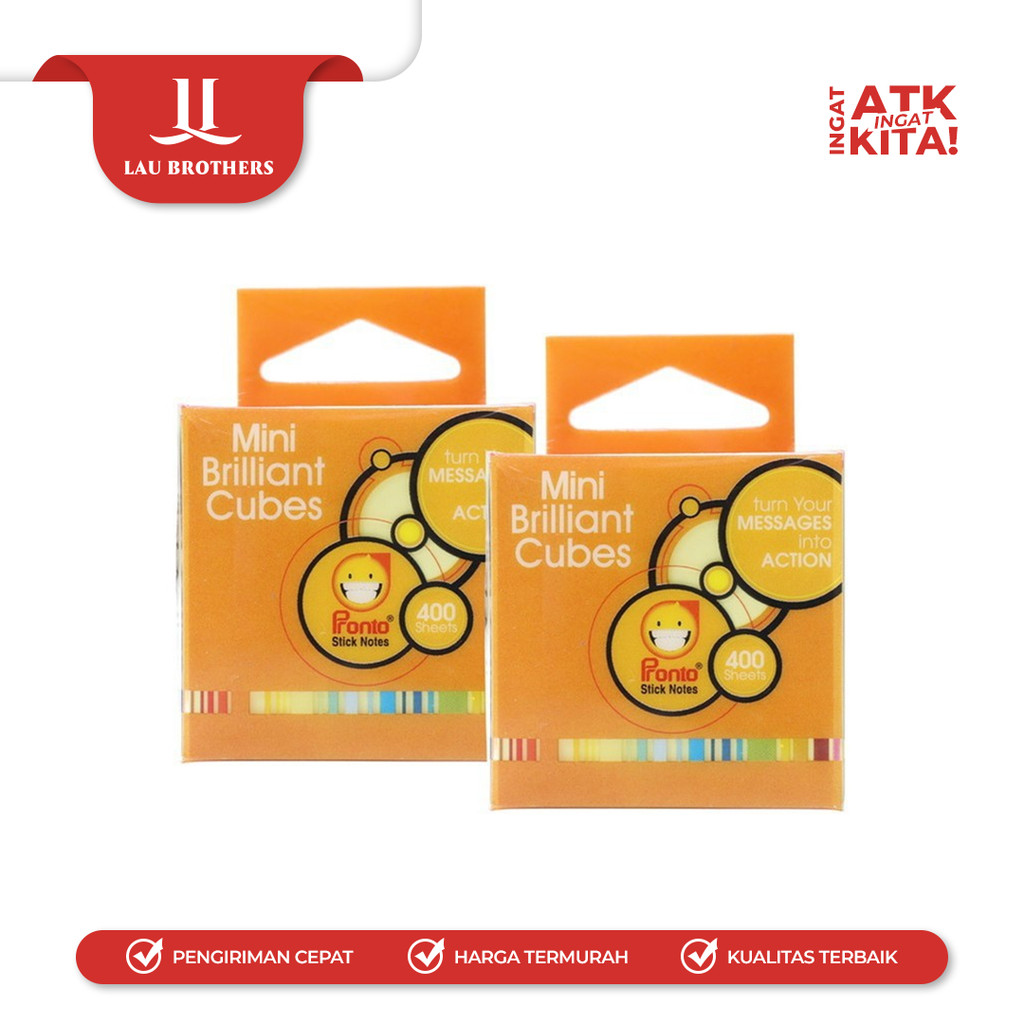 

PRONTO STICKY NOTE BRILLIANT CUBE (1PAD) RB9