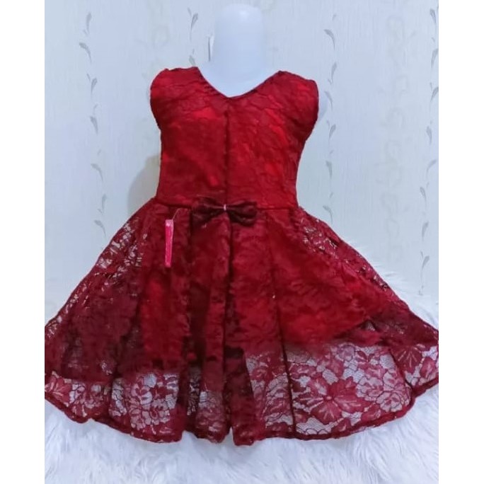 PROMO TERMURAH dres brukat anak perempuan / DRES BRUKAT ANA PEREMPUAN / DRES BRUKAT /  DRES BRUKAT W