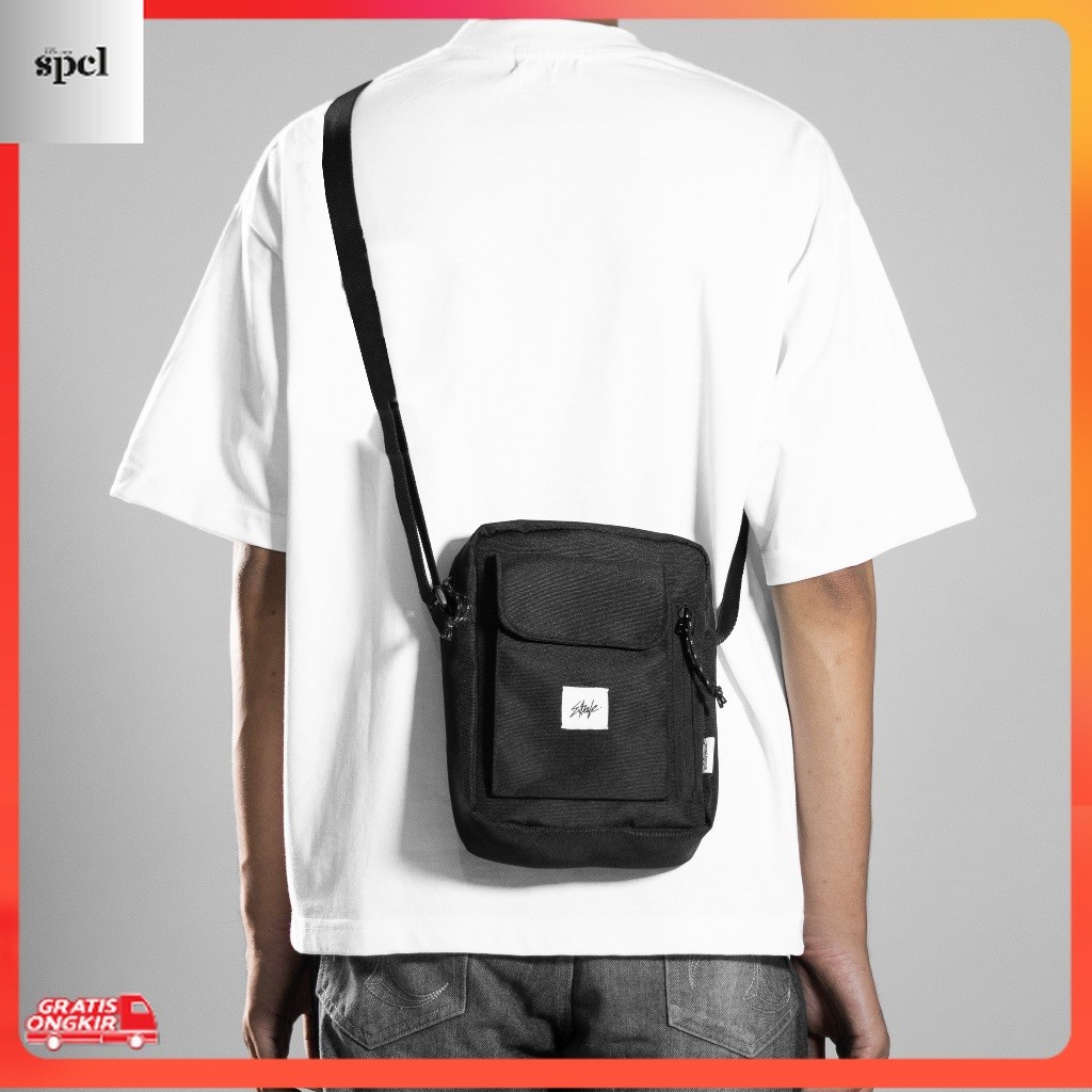 Kekinian / Exhale Apparel Slingbag Halle Black