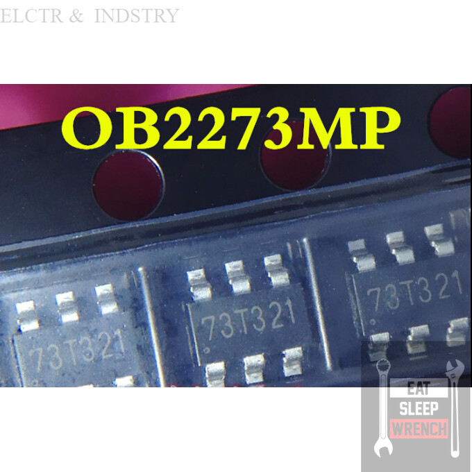 sparepart elektronik OB2273MP OB2273 High Performance Current Mode PWM Controller SOT23-6 IC dan Tra