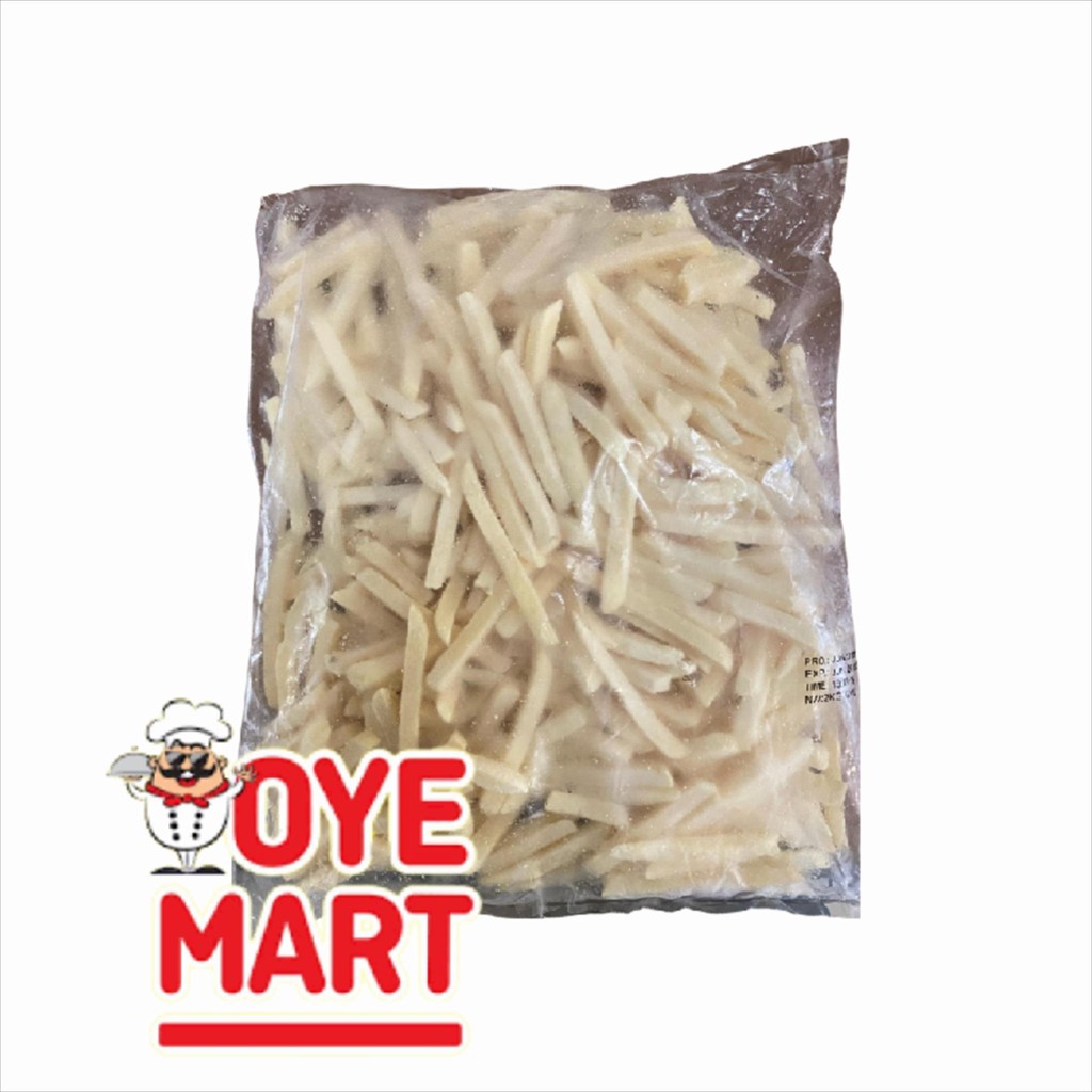 

GOGO BATTER COATED 2 KG TRANSPARAN PACK / FRENCH FRIES/KENTANG GORENG BEKU